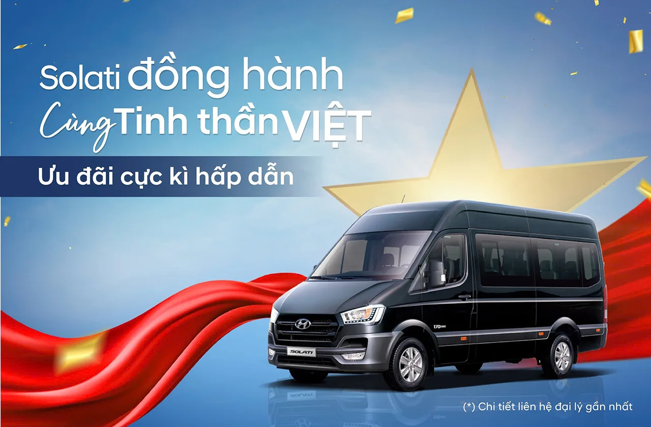 SOLATI ĐỒNG HÀNH CÙNG TINH THẦN VIỆT VỚI NHIỀU ƯU ĐÃI CỰC HẤP DẪN